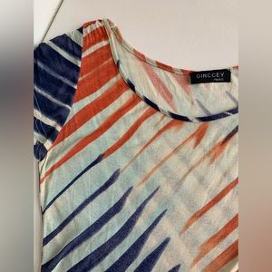 Ginccey Paris Jersey Scoop Neck Tshirt o/s